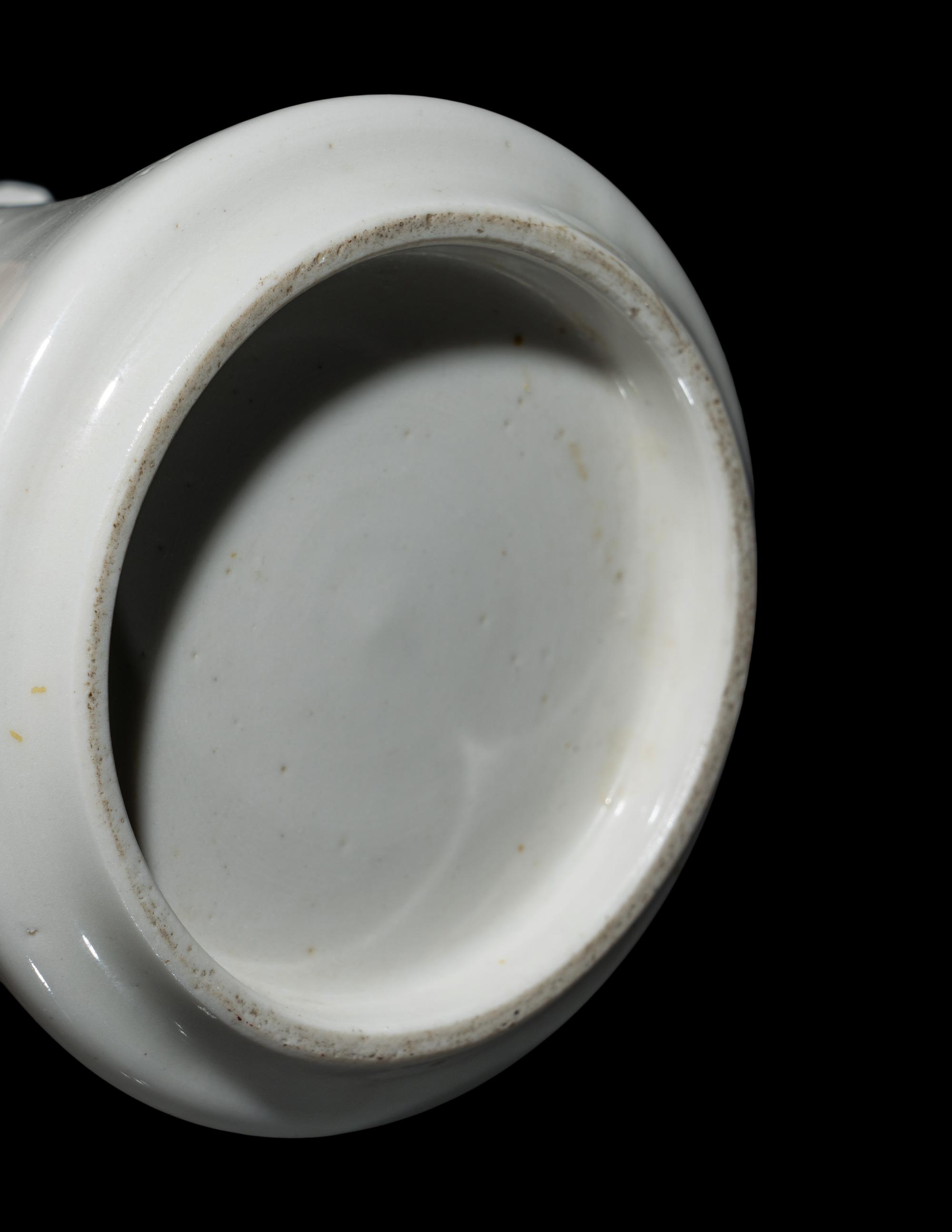 A Chinese Blanc-de-Chine Porcelain Gu Vase