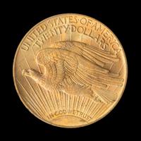 A United States 1914-S St. Gaudens $20 Gold Coin