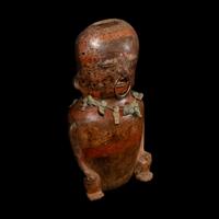 A Cauca Funerary Vessel in the Form of a Male Figure