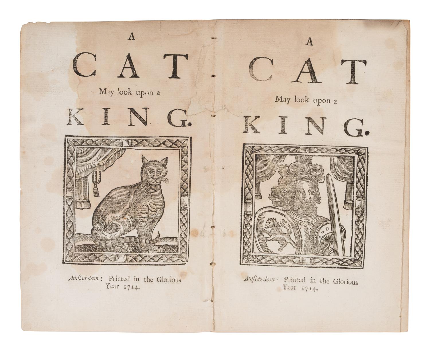 [British Isles] Welden, Sir Anthony. A Cat may look upon a King
