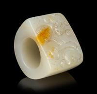 A White Jade Archer's Ring