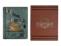 [CREOLE]. HEARN, Lafcadio (1850-1904). La Cuisine Creole. A Collection of Culinary Recipes from Leading Chefs and Noted Creole Housewives, Who Have Made New Orleans Famous for Its Cuisine . New York: Will H. Coleman, 1885.