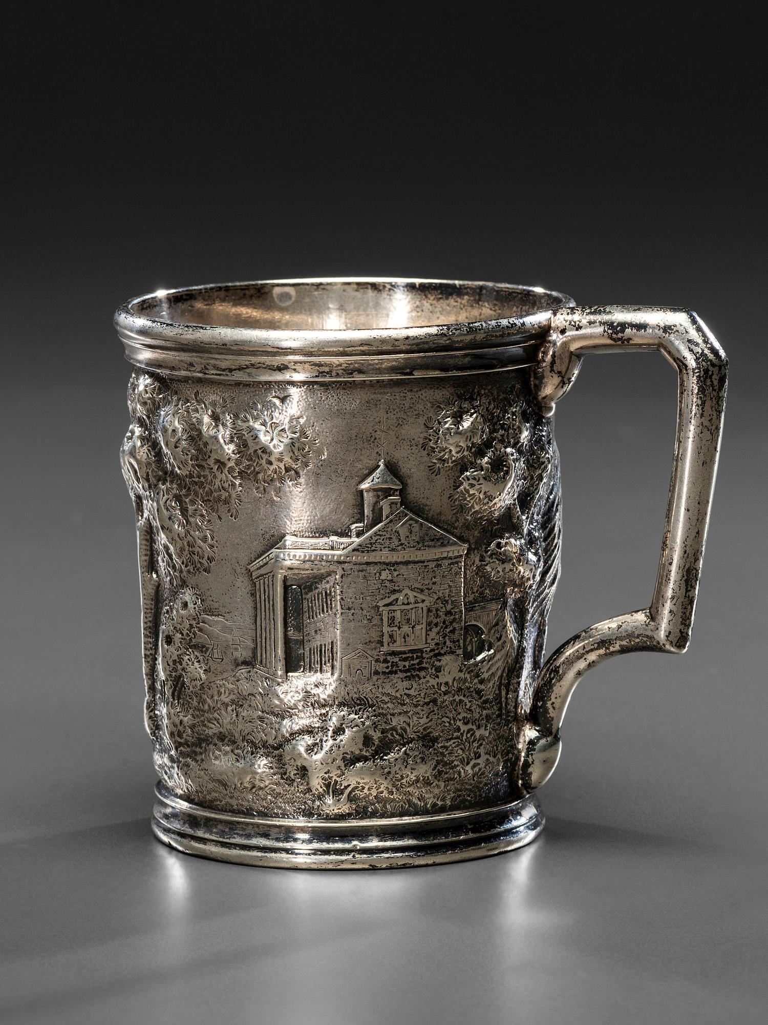 A Rare American Silver Mug