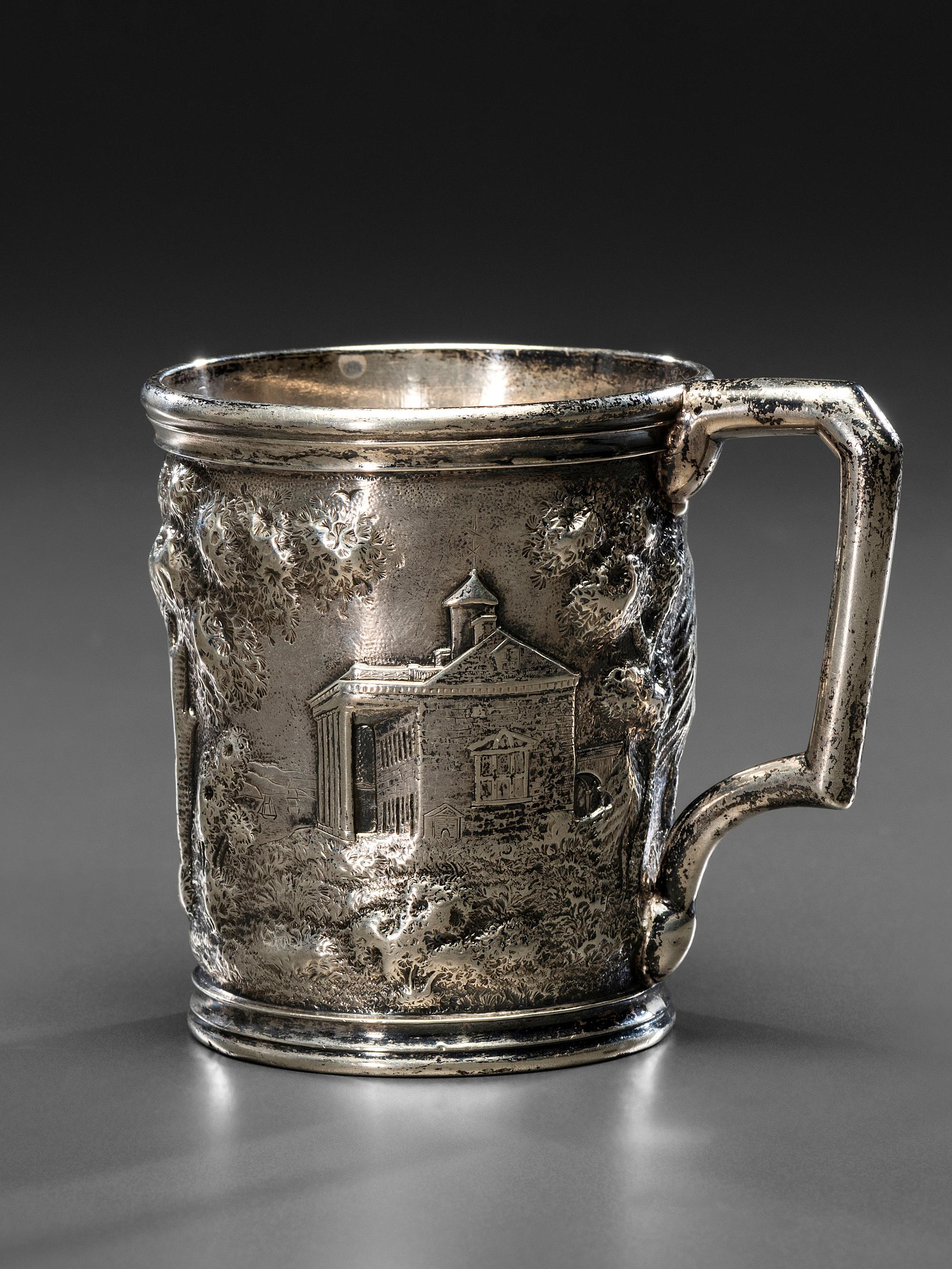 A Rare American Silver Mug