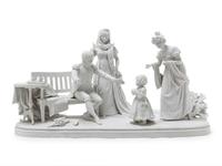A German Bisque Porcelain Figural Group