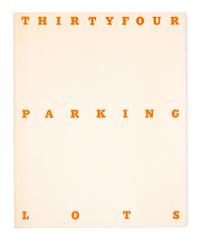 [ARTIST'S BOOK]. RUSCHA, Edward (b.1937). Thirtyfour Parking Lots in Los Angeles. [Burbank, California]: Self-published, 1974.