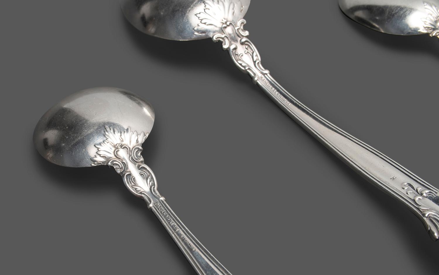 An American Silver Flatware Service