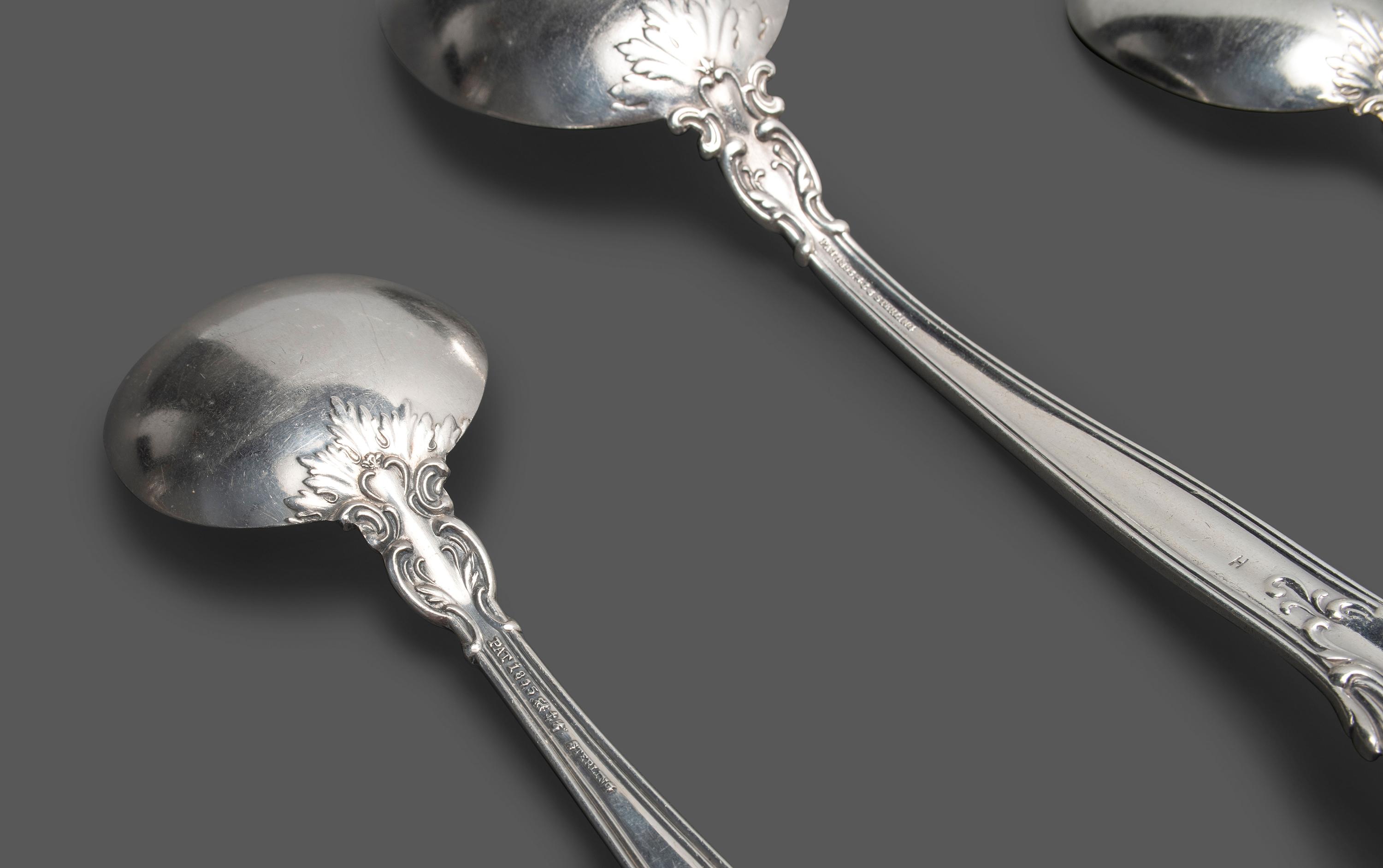An American Silver Flatware Service