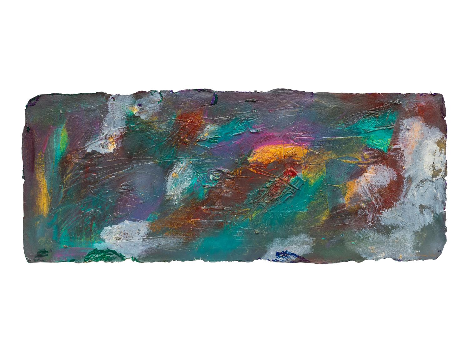 Two Works: Pink Sunset and Eye of the Storm