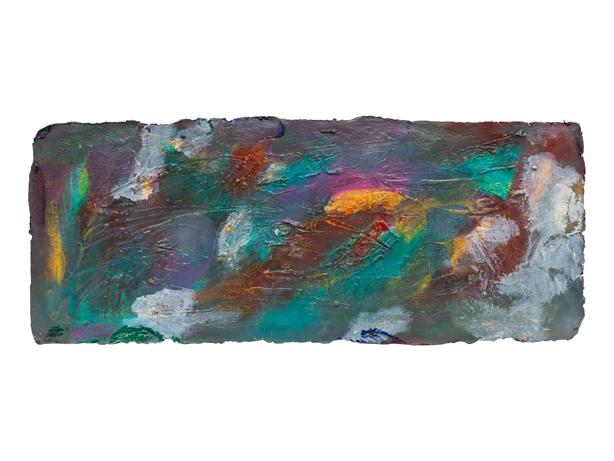 Two Works: Pink Sunset and Eye of the Storm