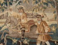 A Louis XIV Wool Hunting Tapestry