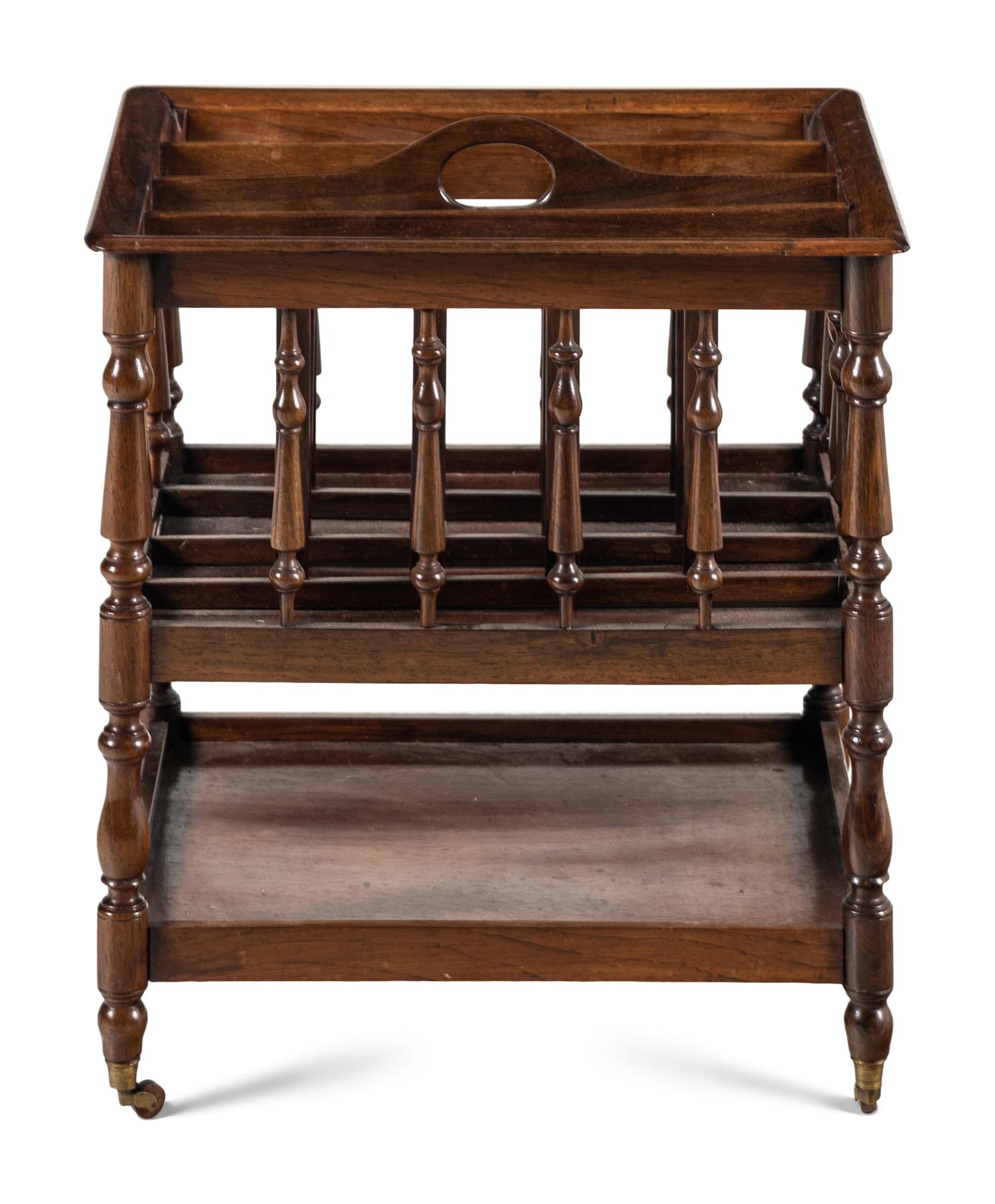 An English Mahogany Canterbury