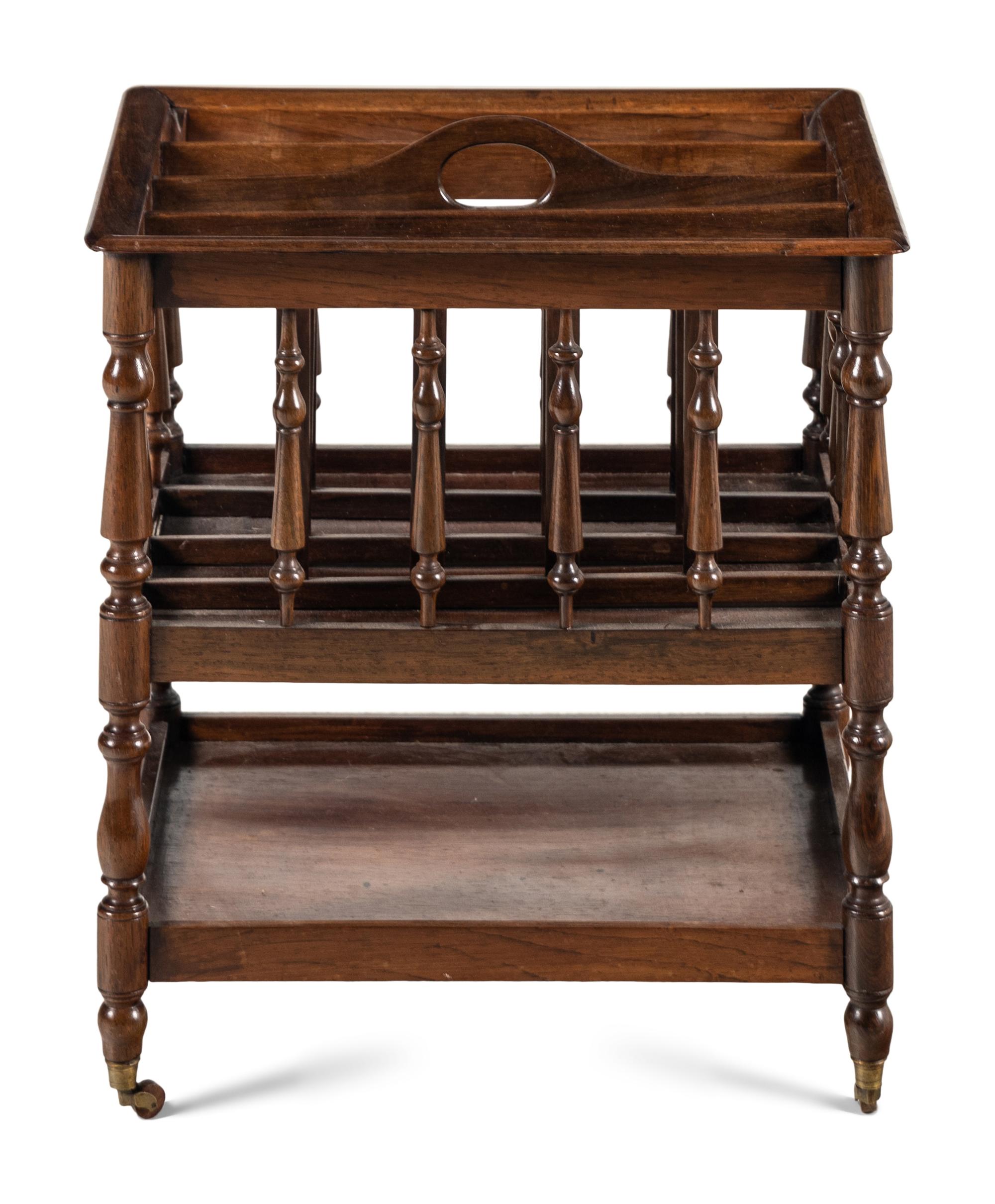 An English Mahogany Canterbury