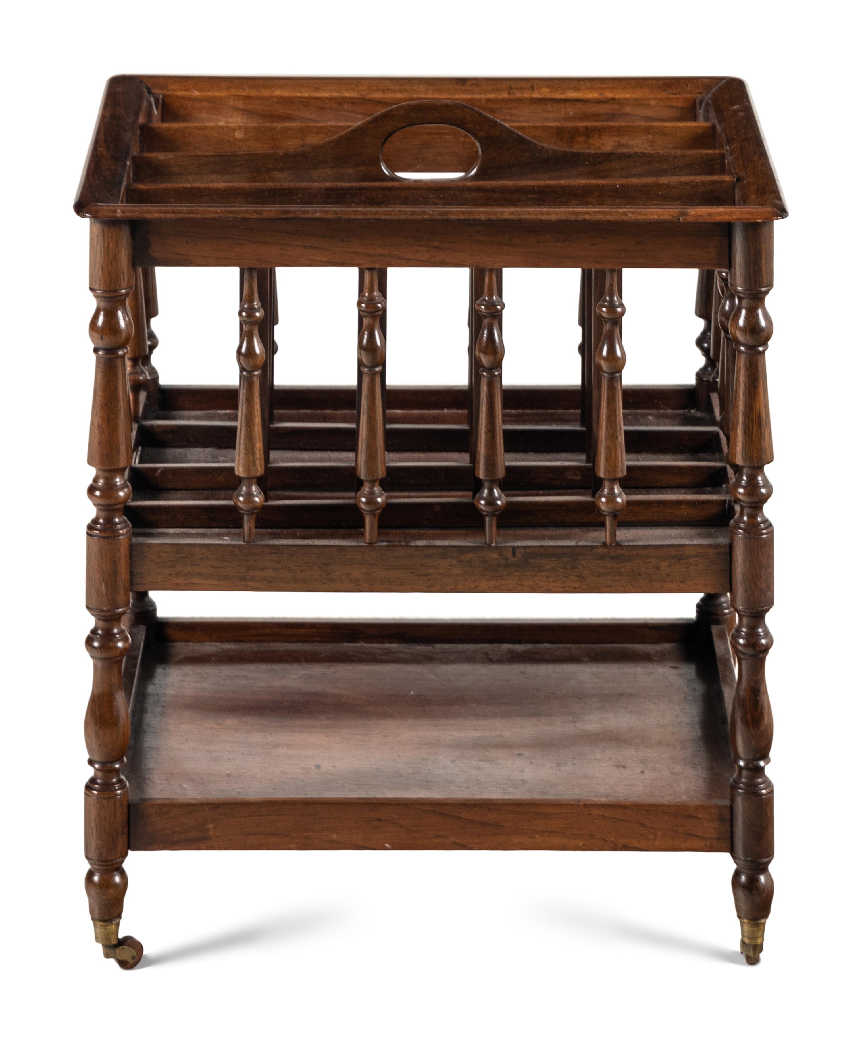 An English Mahogany Canterbury