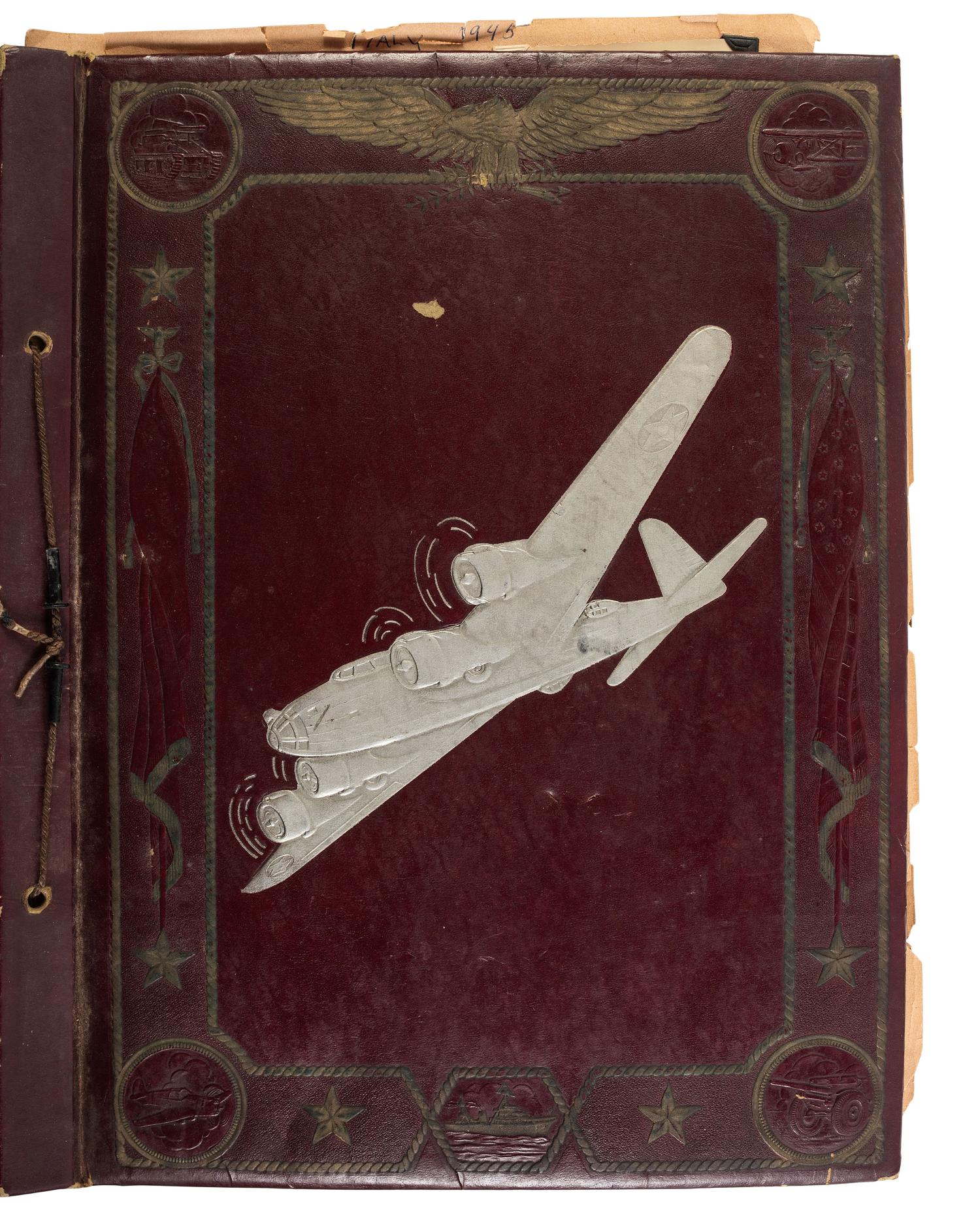 [WORLD WAR II]. Archive identified to African American medical officer Captain Clark McRay Valentine, incl. photographs, documents, insignia, and related ephemera.