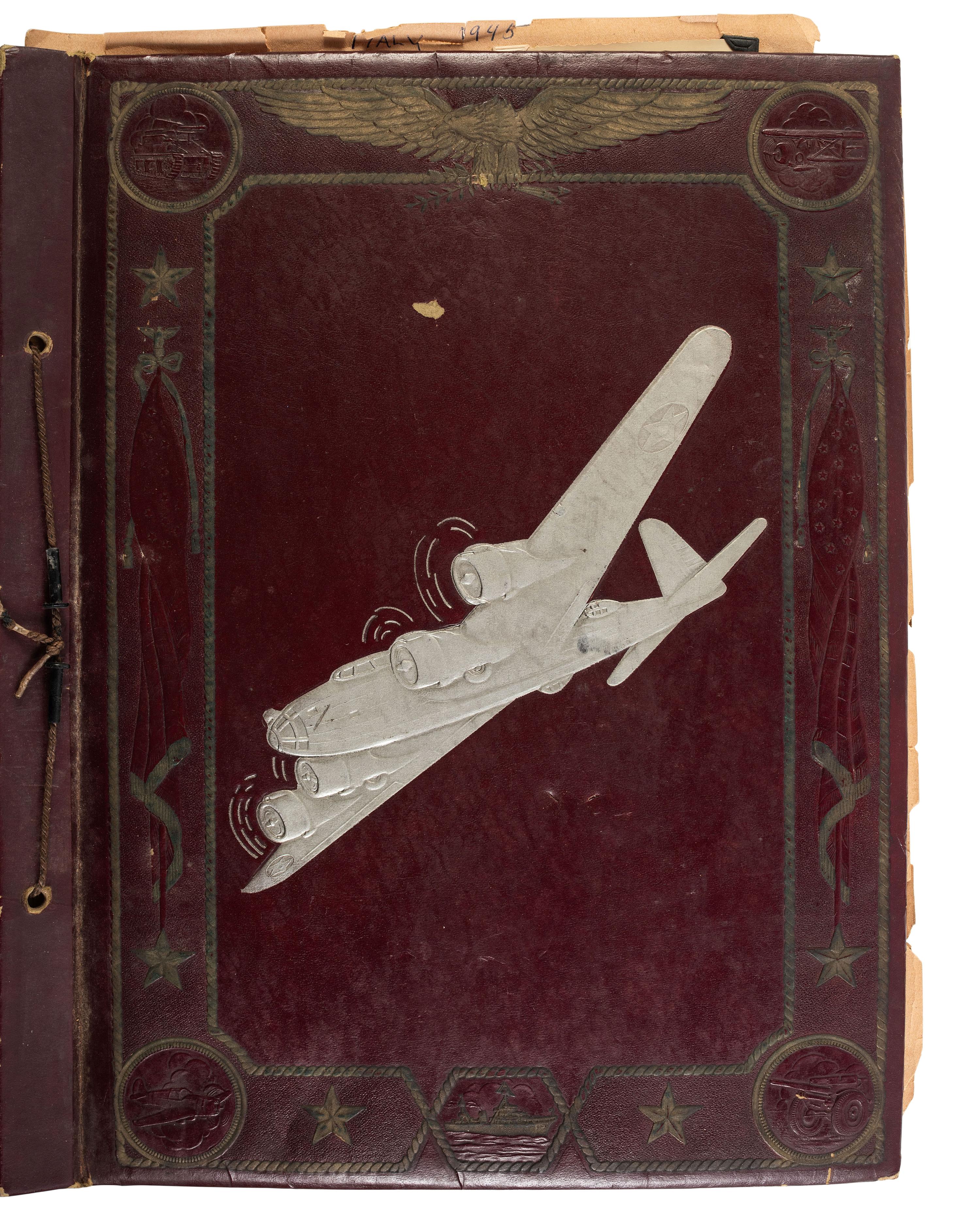 [WORLD WAR II]. Archive identified to African American medical officer Captain Clark McRay Valentine, incl. photographs, documents, insignia, and related ephemera.