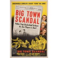 Seven Paramount Presents "Big Town Scandal" Film Posters