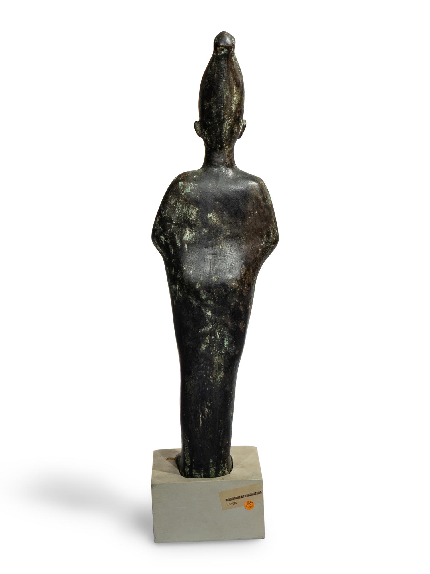 An Egyptian Style Bronze Osiris