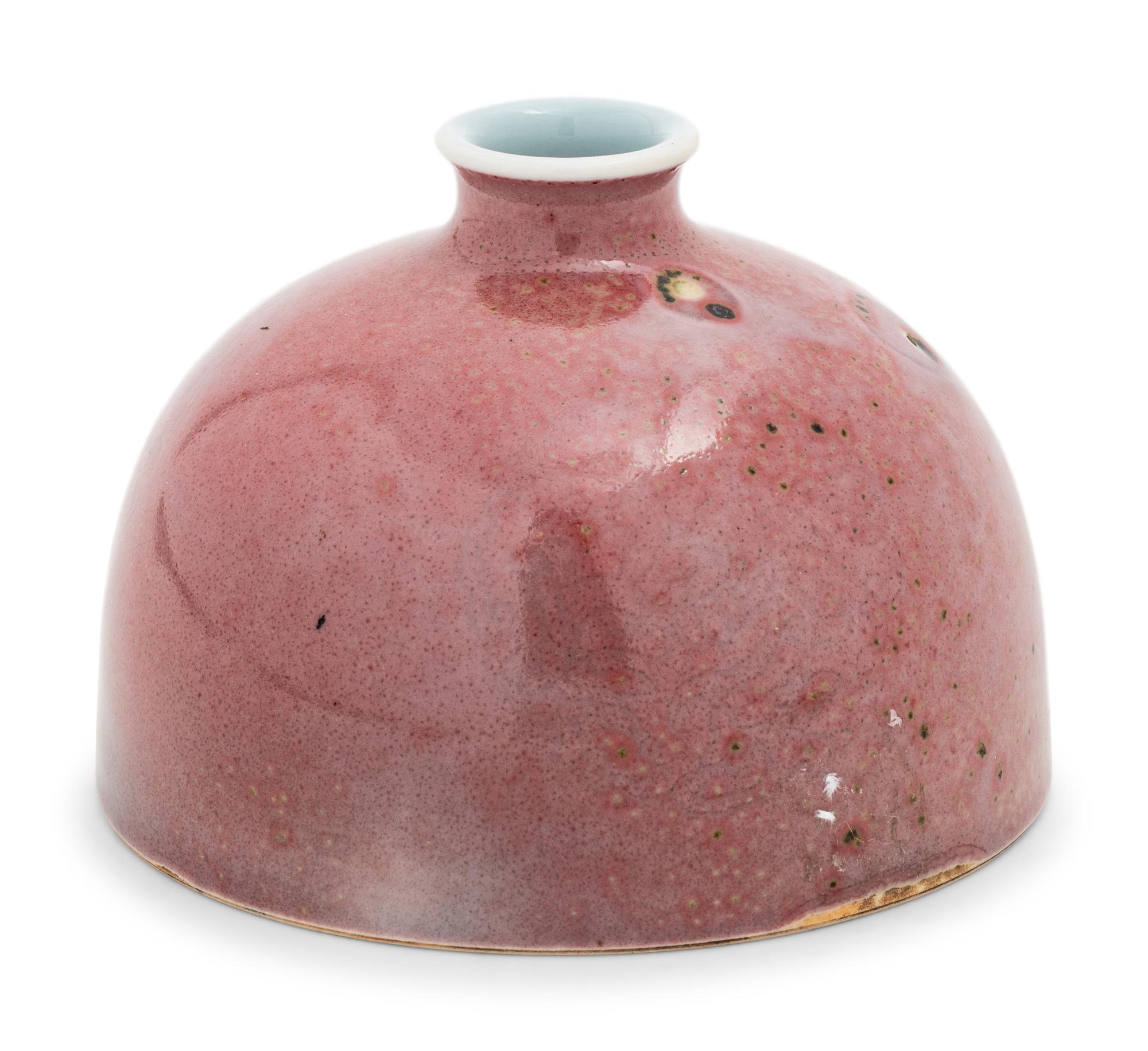 A Chinese Peachbloom Glazed Porcelain Water Pot, Taibaizun