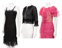 Five Designer Pieces: Four Oscar de la Renta and One Chanel, 2000s