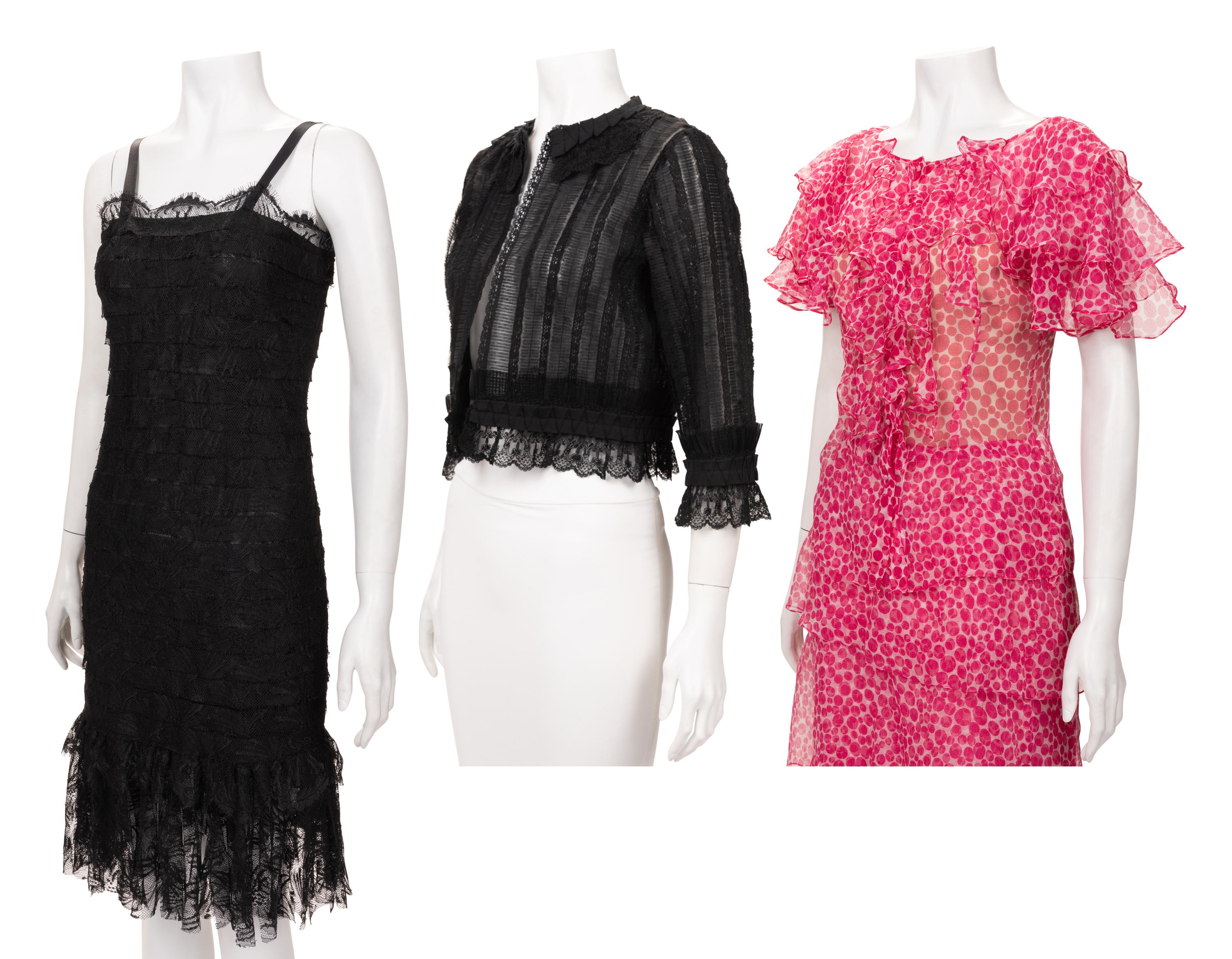 Five Designer Pieces: Four Oscar de la Renta and One Chanel, 2000s