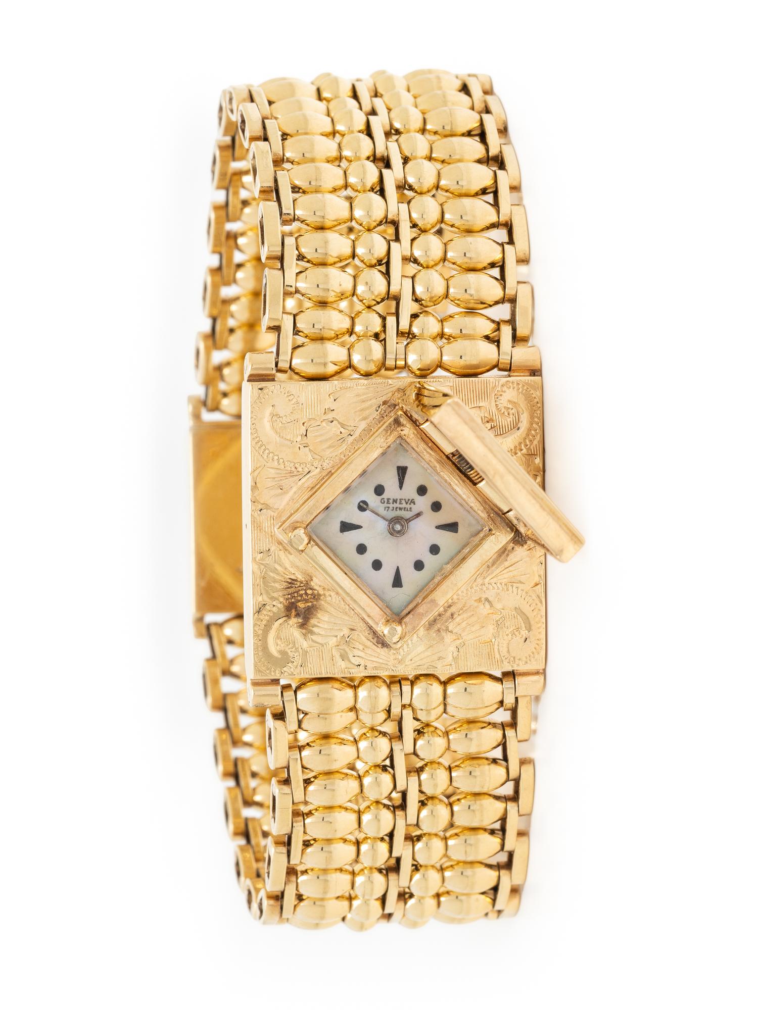 14K YELLOW GOLD SURPRISE WATCH
