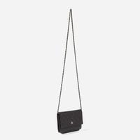 A Chanel Black Quilted Crossbody Purse Chanel