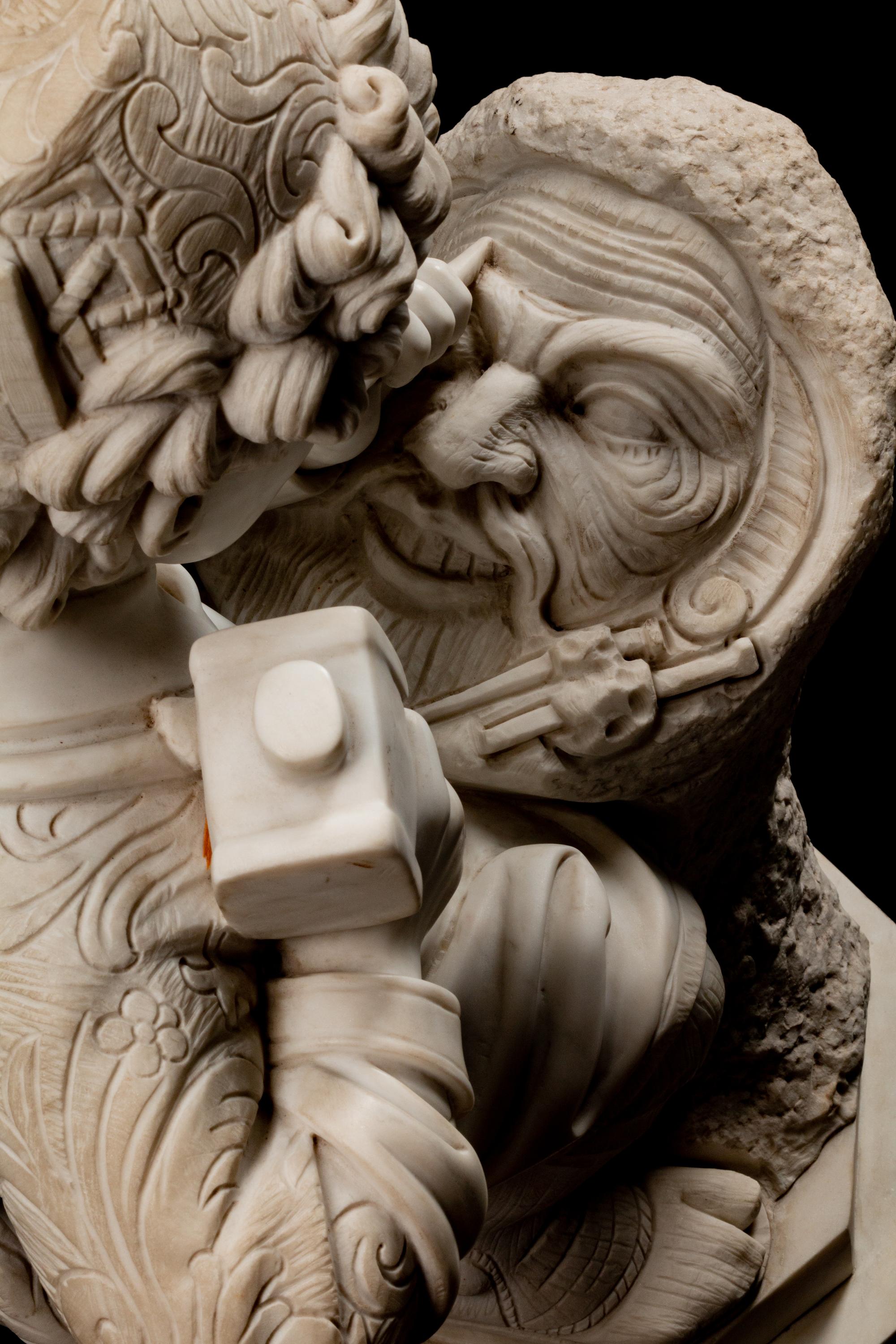 An Italian Marble Figure of a Young Sculptor
