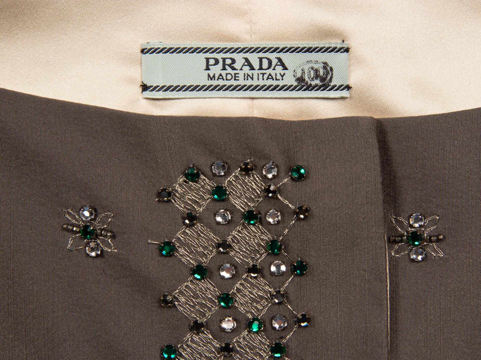 Prada, Embellished Silk Jacket
