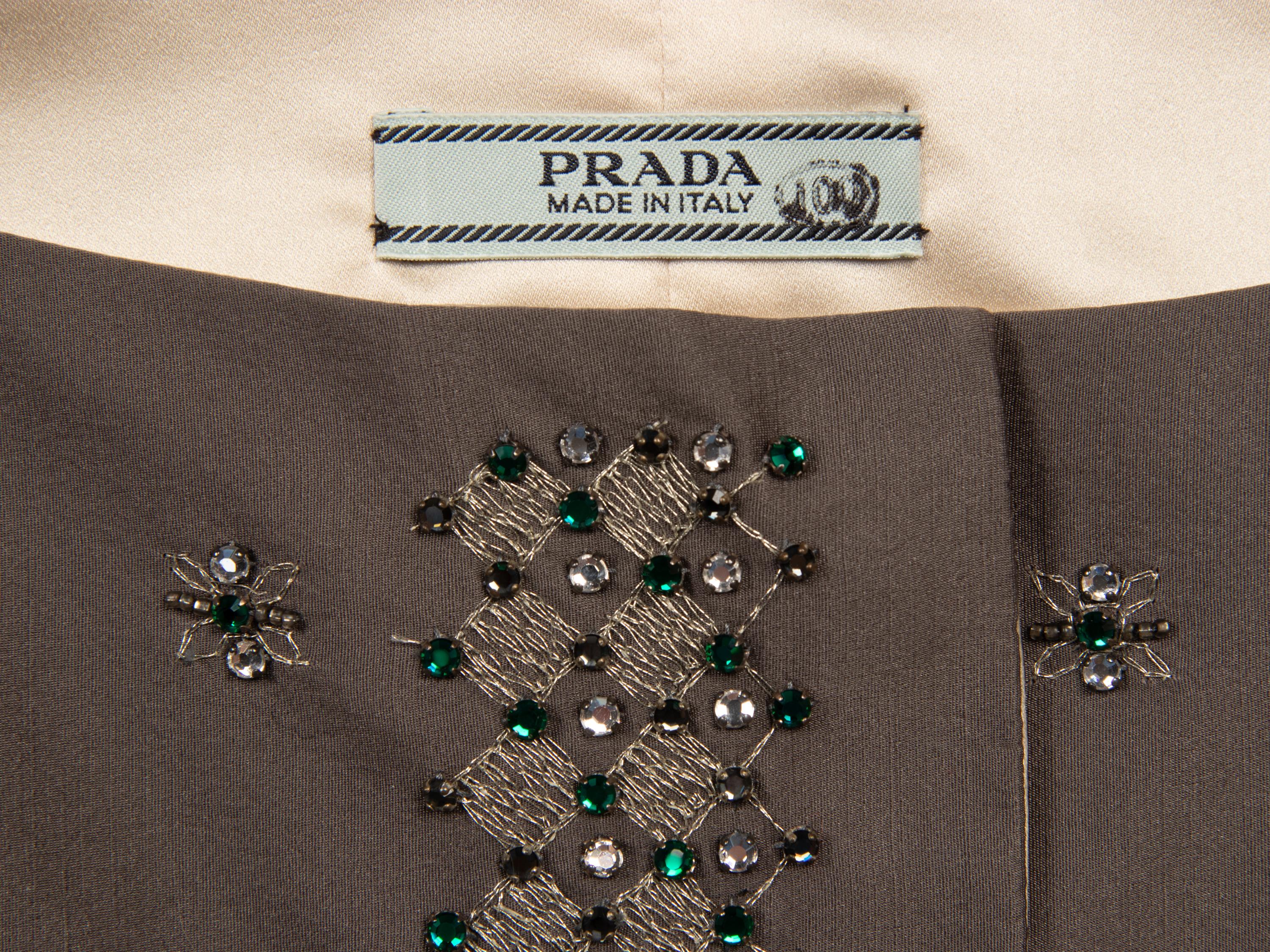 Prada, Embellished Silk Jacket