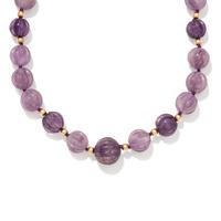 AMETHYST BEAD NECKLACE