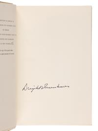 EISENHOWER, Dwight D. (1890-1969). The White House Years: Waging Peace, 1956-1961 . Garden City, NY: Doubleday & Company, Inc., 1965.