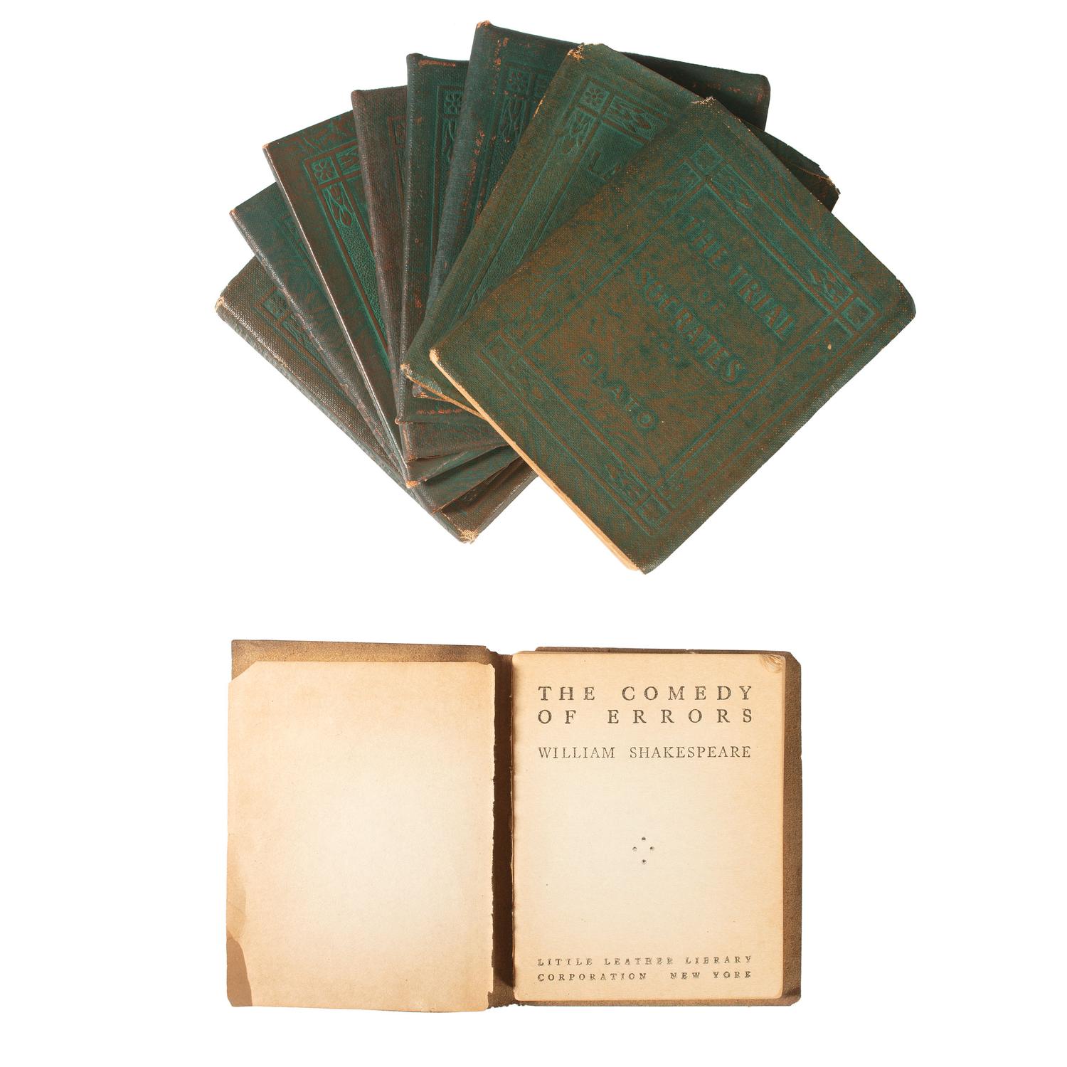 A Little Leather Library Book Set of Twenty Six