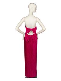 Mary McFadden Pink Gown and Embellished Evening Jacket