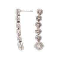 Diamond and White Gold Earrings