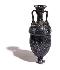An Attic Black-Glazed Amphoriskos