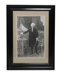 Two Portraits of George Washington 34 x 29 inches (larger)