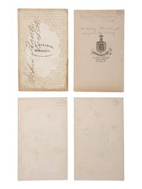 [CIVIL WAR]. A group of 8 CDVs of prominent Confederate and Union Naval personalities, comprising:
