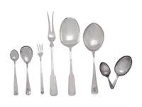 A Collection of American Arts & Crafts Silver Flatware Articles