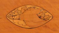 A George III Satinwood and Marquetry Tea Caddy