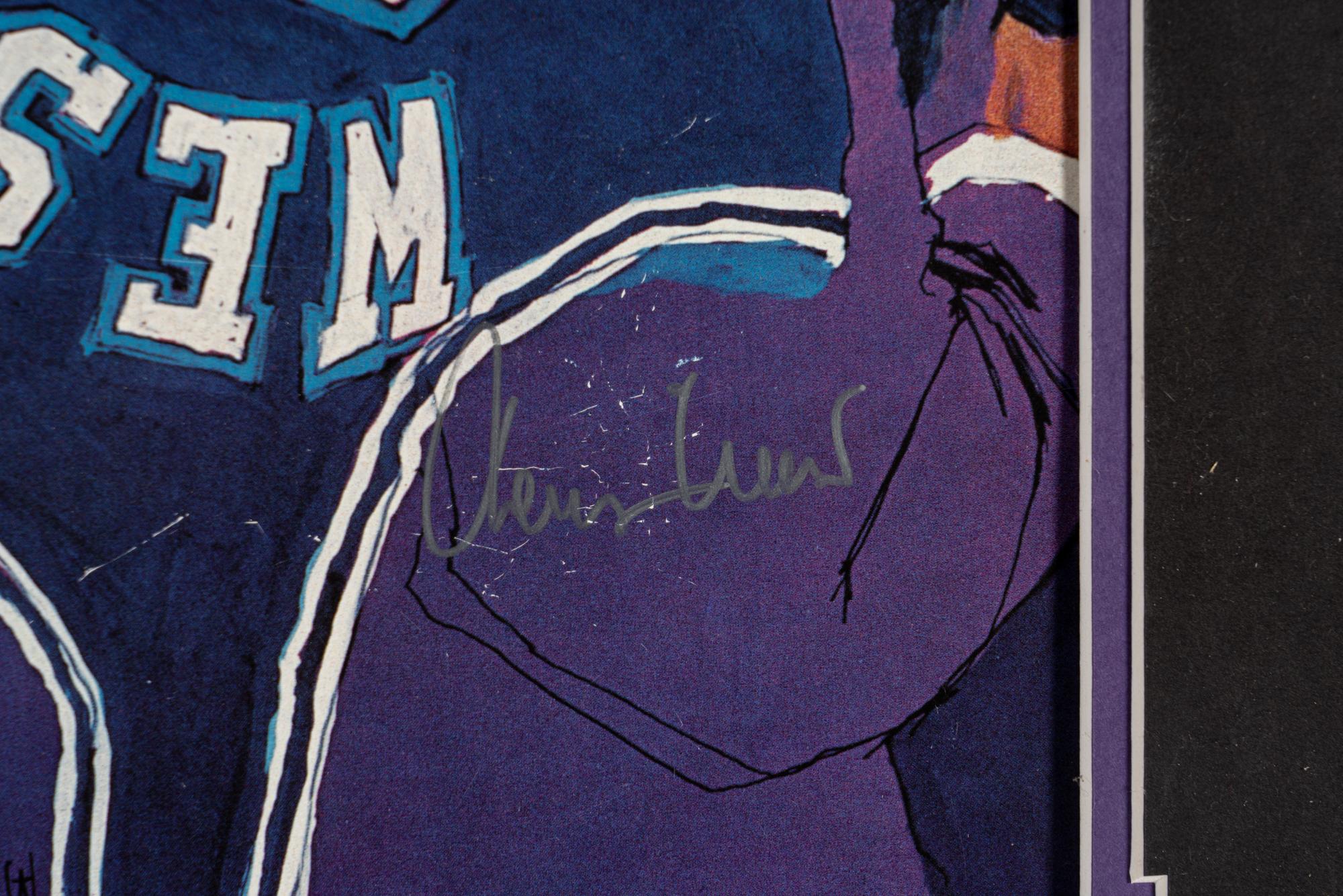 A Group of Basketball Hall of Fame Signed Autograph Items Including Jerry West, Oscar Robertson and Sam Jones