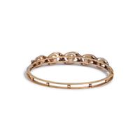 ANTIQUE, PEARL AND DIAMOND BANGLE BRACELET
