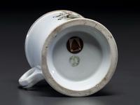 A Cyclist's Porcelain Shaving Mug
