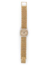 PATEK PHILIPPE, 18K YELLOW GOLD AND DIAMOND REF. 4181/902 'GOLDEN ELLIPSE' WRISTWATCH