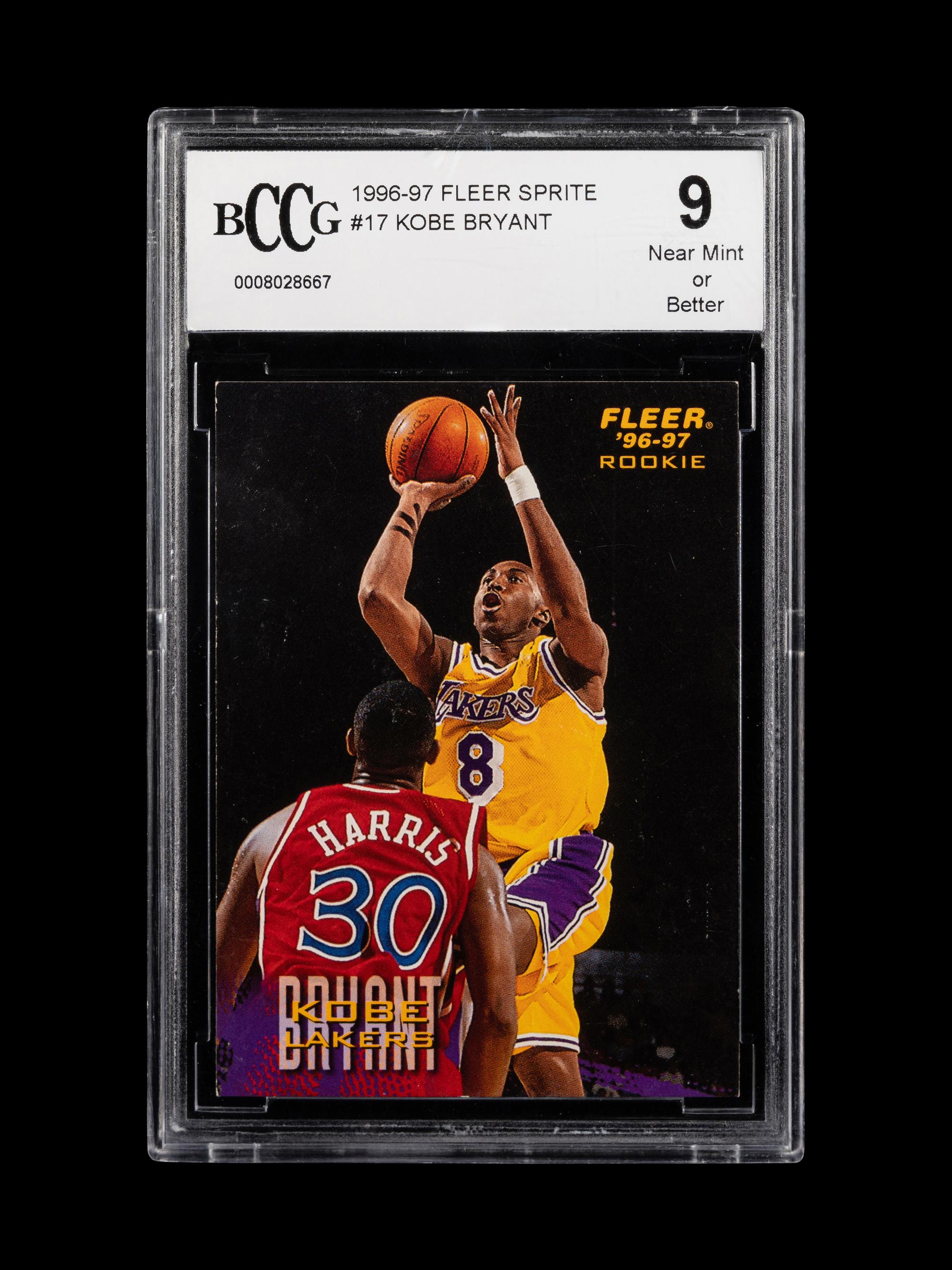 A Group of 1996-97 Fleer Kobe Bryant Rookie Basketball Cards,