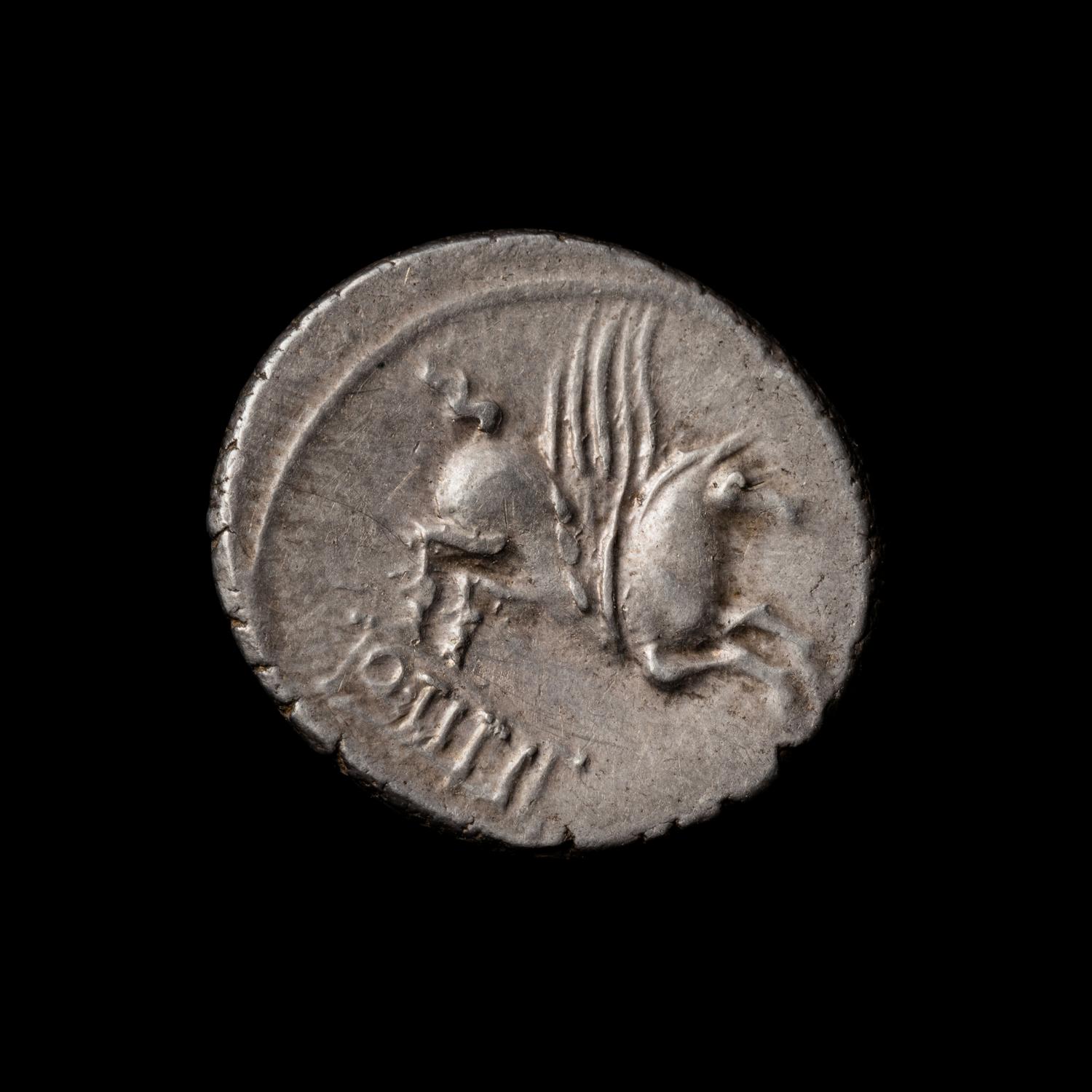 [ANCIENTS] ROMAN REPUBLIC. Q. Titus (c. 90 BC). Ar Denarius. (3.8 g, 18mm).