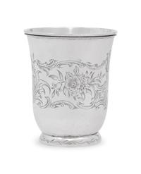 An American Coin Silver Beaker