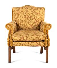 A George III Style Upholstered Armchair