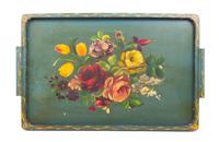 Five Victorian Trays Width of widest 30 inches. — 19th/20th CENTURY