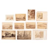 [Early Photography] American Cities and Towns Documented in approx. 100 photographs, incl. Boston